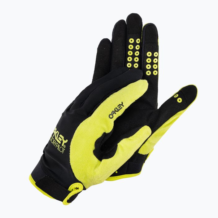 Oakley Switchback Mtb cycling gloves black/yellow FOS900879