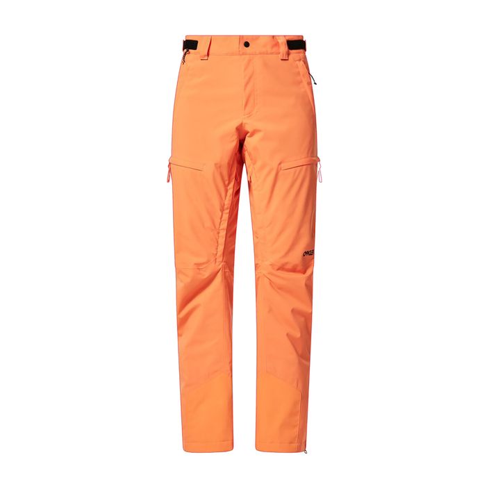 Men's Oakley Axis Insulated soft orange snowboard trousers 2