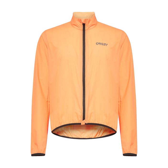 Men's Oakley Elements Pkble Jacket II orange FOA404493 cycling jacket 2