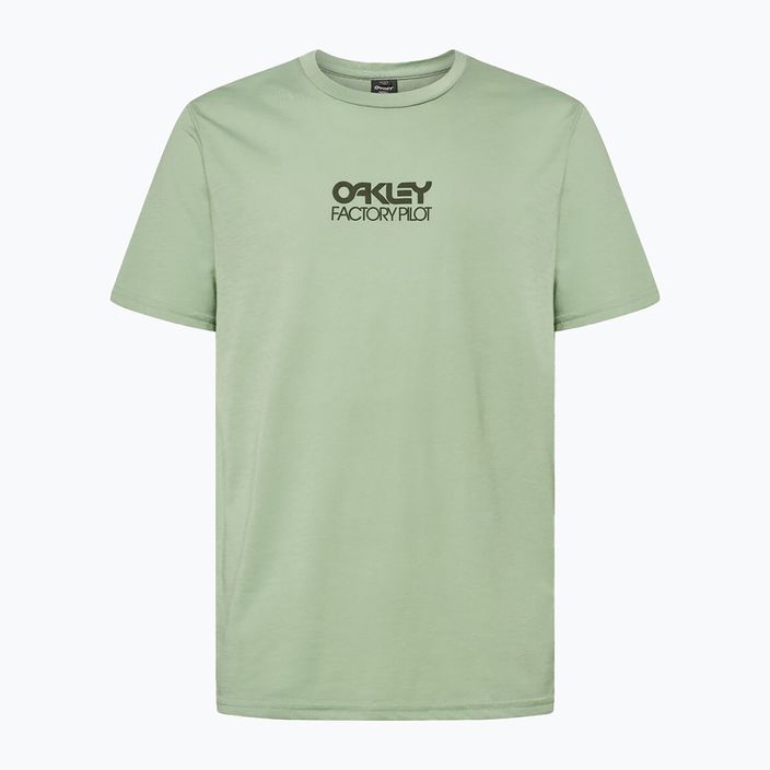 Men's Oakley Factory Pilot Ss Tee green FOA404507 cycling t-shirt