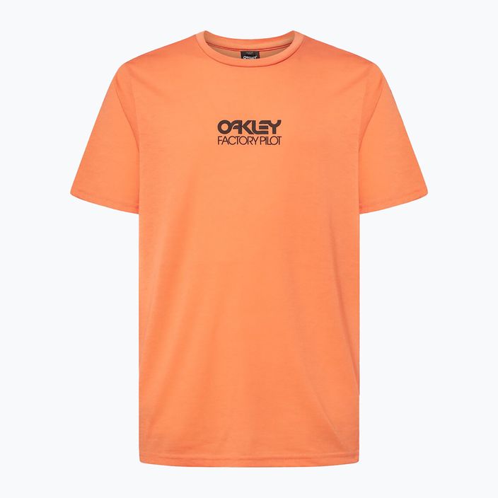 Men's Oakley Factory Pilot Ss Tee orange FOA404507 cycling t-shirt