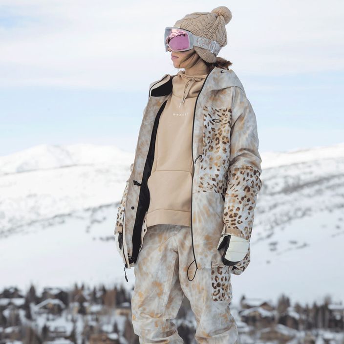 Oakley TC Juno Reduct Shell women's snowboard jacket cheeta td print 7