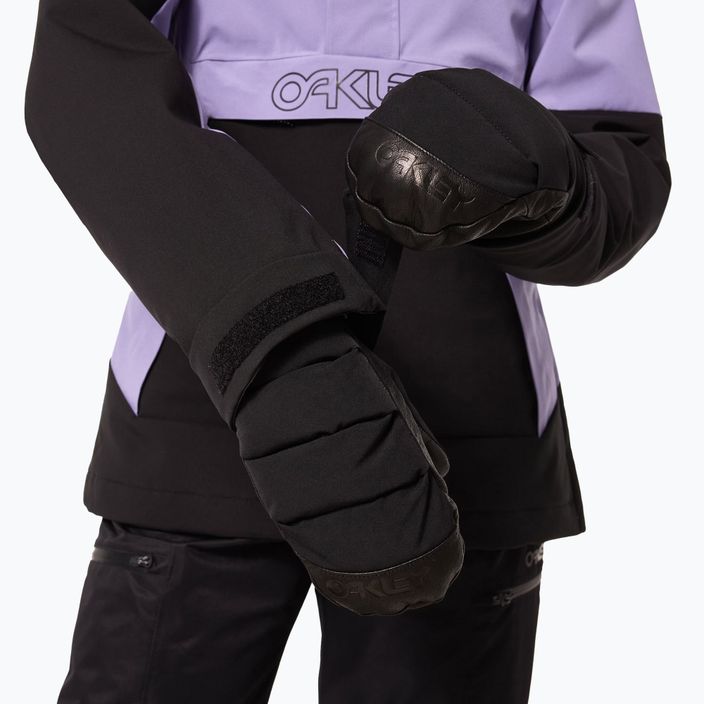 Women's Oakley WMNS TNP Tbt Isulated Anorak blackout/new lilac snowboard sweatshirt 10