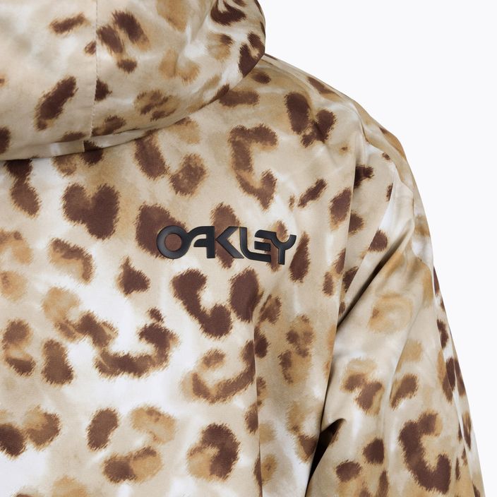 Oakley TNP TBT Insulated women's snowboard jacket cheeta td print 5