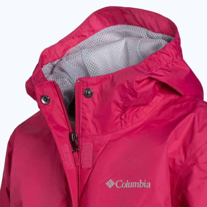 Columbia Arcadia 613 pink children's rain jacket 1580631 3