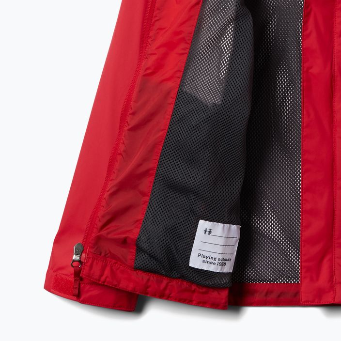 Columbia Watertight children's membrane rain jacket red 1580641 8