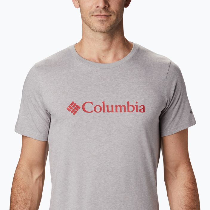 Columbia CSC Basic Logo men's t-shirt grey heather 5