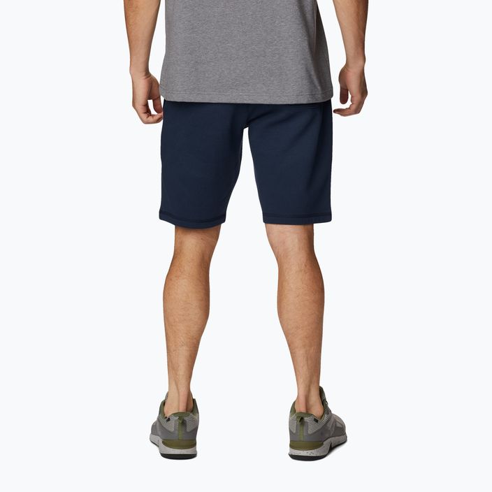Men's Columbia Logo Fleece trekking shorts navy blue 1884601464 2