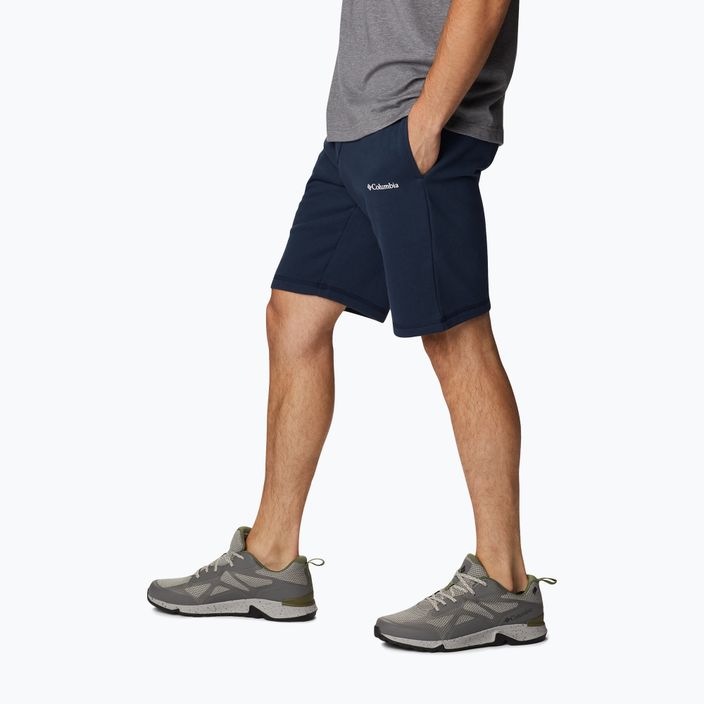 Men's Columbia Logo Fleece trekking shorts navy blue 1884601464 3