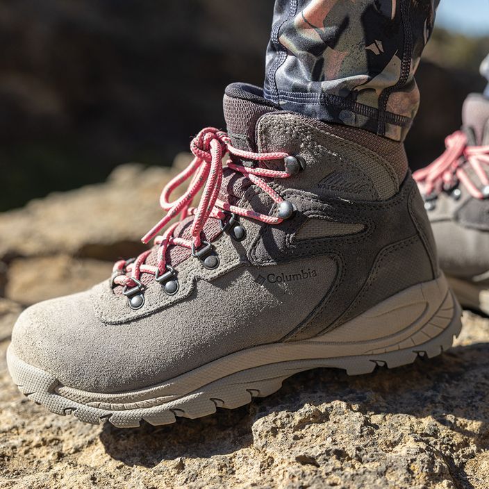 Columbia Newton Ridge Plus WP Amped stratus/canyon rose women's trekking boots 21