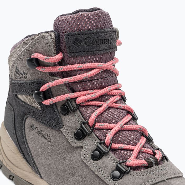 Columbia Newton Ridge Plus WP Amped stratus/canyon rose women's trekking boots 8