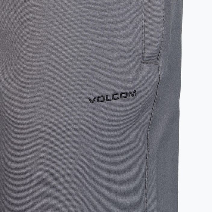 Men's Volcom Freakin Snow Chino grey snowboard trousers G1351912-DGR 3