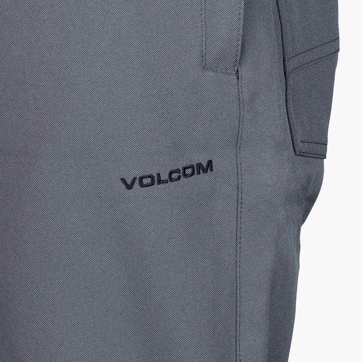 Men's Volcom Klocker Tight grey snowboard trousers G1352209-DGR 3