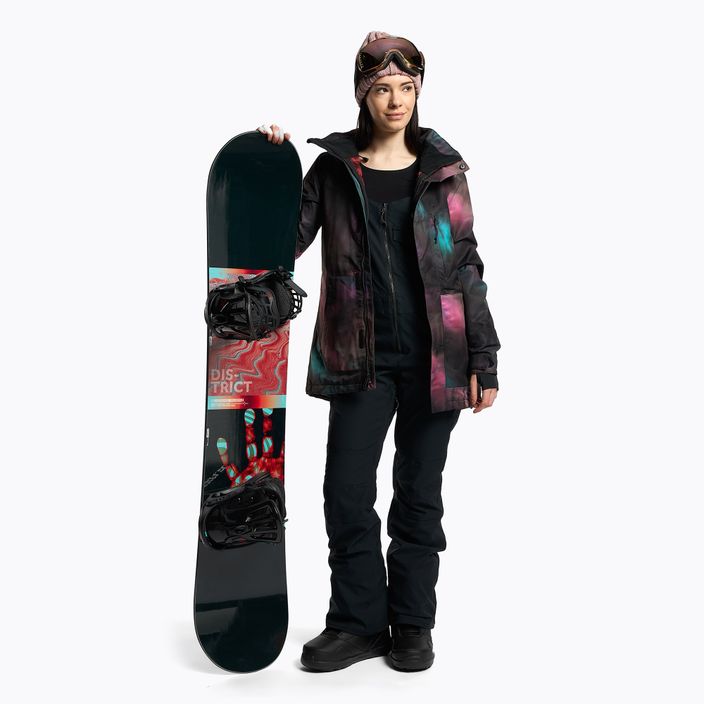 Women's snowboard jacket Volcom Pine 2L Tds Inf black-blue H0452208-BTD 2