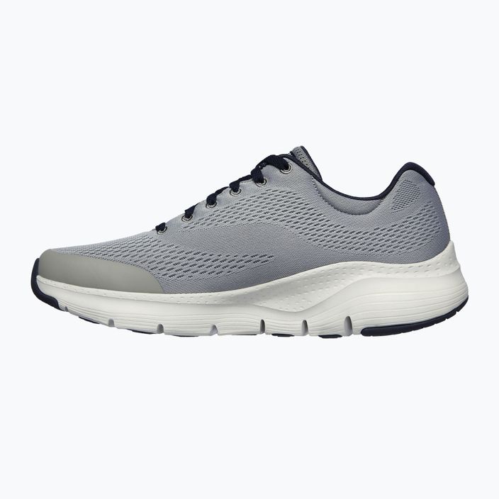 SKECHERS men's training shoes Arch Fit gray/navy 9