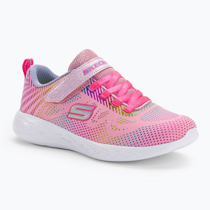 SKECHERS Go Run 600 Shimmer Speeder children's training shoes light pink/multi