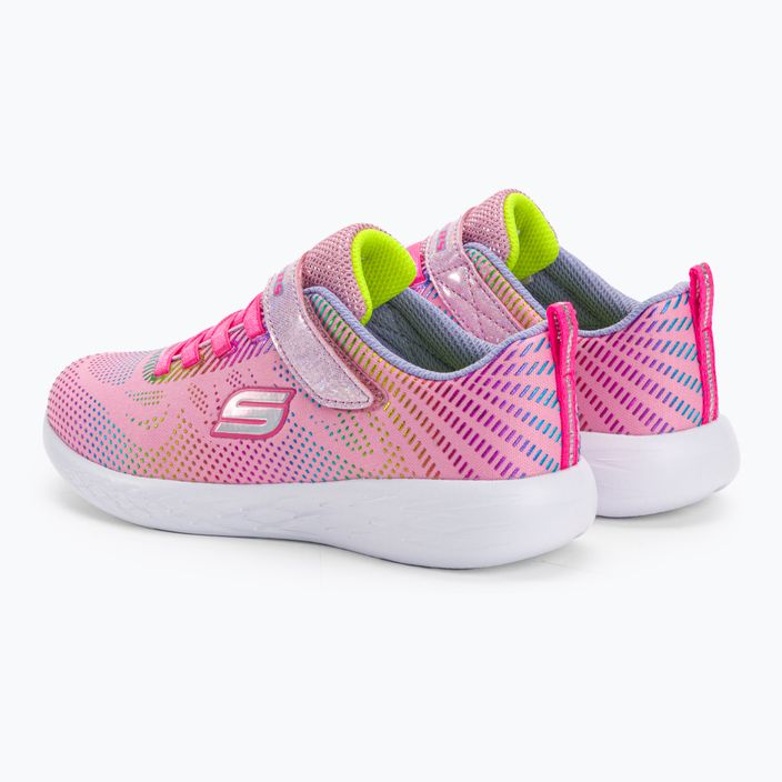 SKECHERS Go Run 600 Shimmer Speeder children's training shoes light pink/multi 3