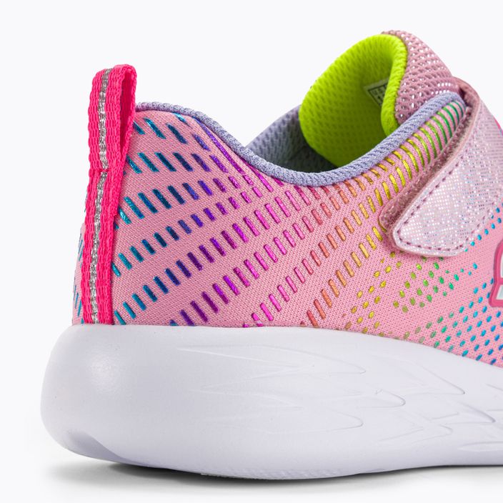 SKECHERS Go Run 600 Shimmer Speeder children's training shoes light pink/multi 9