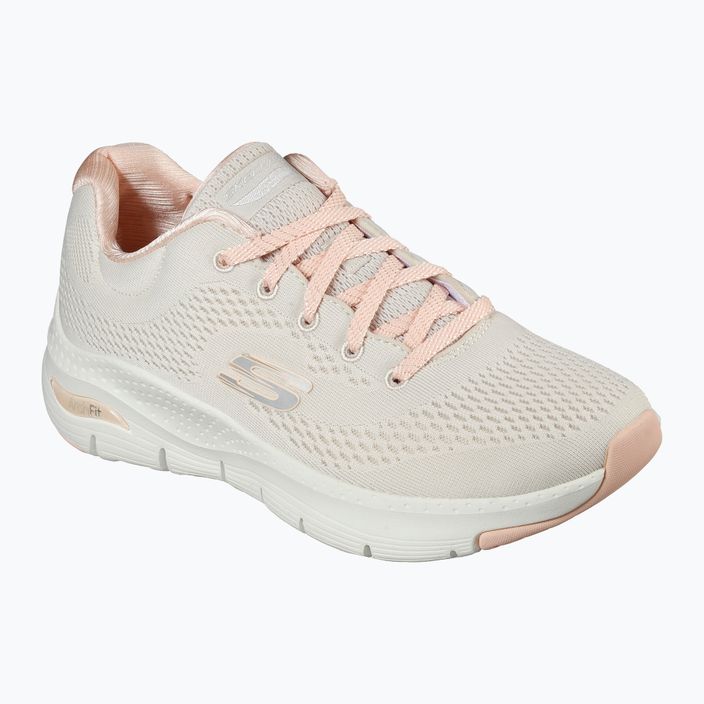 Women's training shoes SKECHERS Arch Fit Big Appeal natural/coral 7