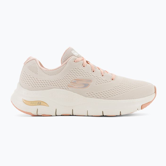 Women's training shoes SKECHERS Arch Fit Big Appeal natural/coral 2