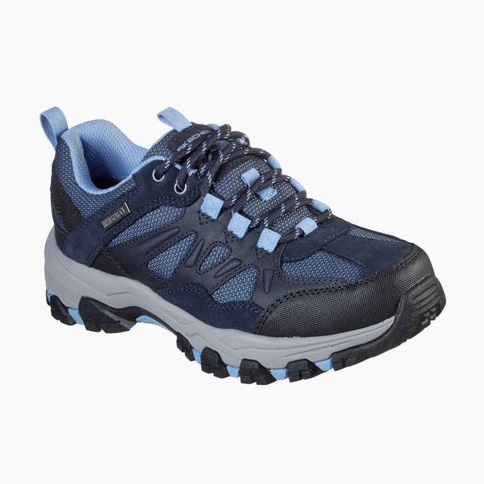 Women's trekking shoes SKECHERS Selmen West Highland navy/gray 7