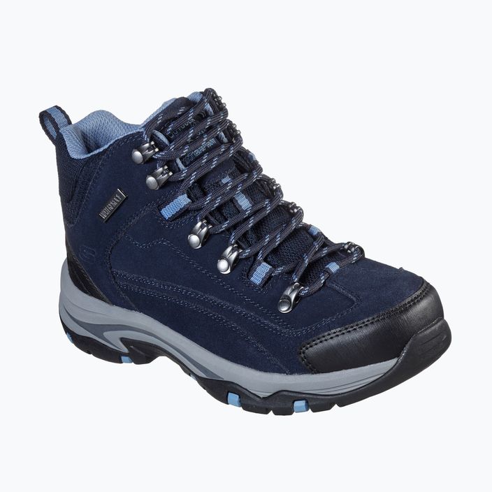 Women's trekking boots SKECHERS Trego Alpine Trail navy/gray 7