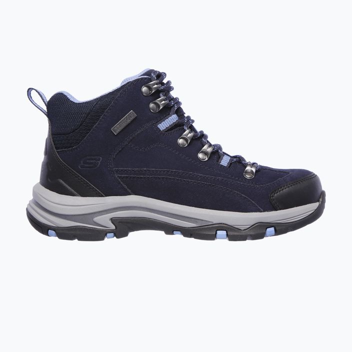 Women's trekking boots SKECHERS Trego Alpine Trail navy/gray 8