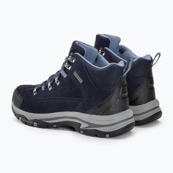 Women's trekking boots SKECHERS Trego Alpine Trail navy/gray 3