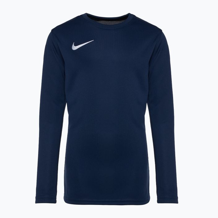 Nike Dri-Fit Park VII midnight navy/white children's football longsleeve