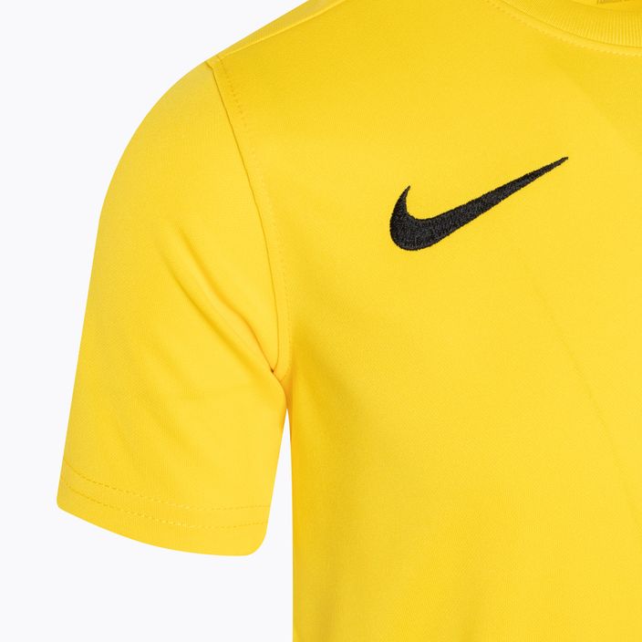Nike Dri-FIT Park VII Jr tour yellow/black children's football shirt 3