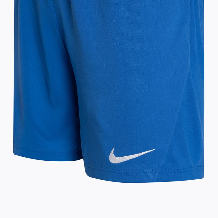 Women's Nike Dri-FIT Park III Knit Football Shorts royal blue/white 3