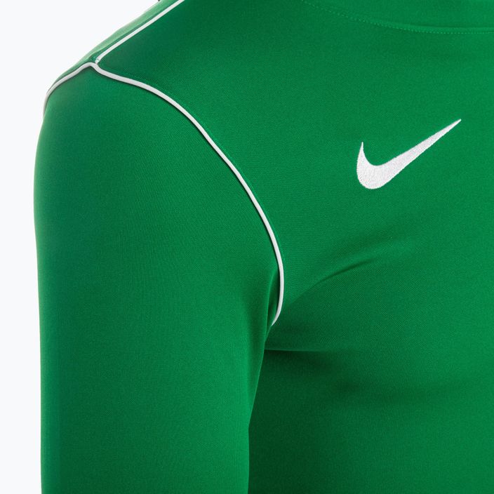 Men's Nike Dri-FIT Park 20 Crew pine green/white football longsleeve 3