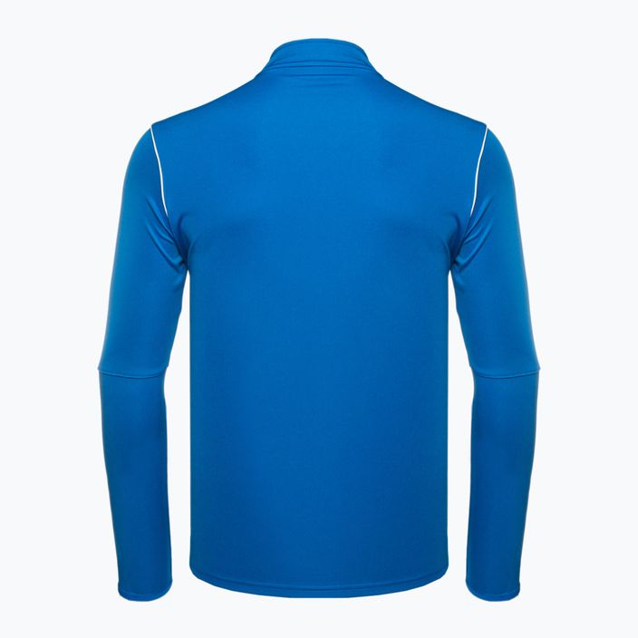 Men's Nike Dri-FIT Park 20 Knit Track football sweatshirt royal blue/white/white 2