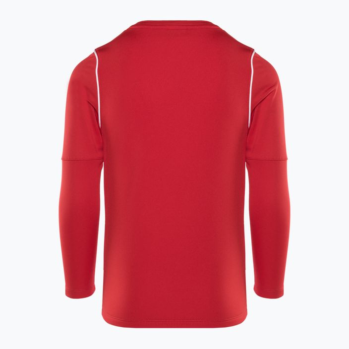 Nike Dri-FIT Park 20 Crew university red/white/white children's football sweatshirt 2