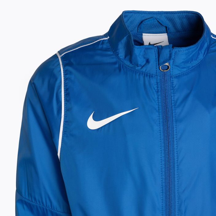 Children's football jacket Nike Park 20 Rain Jacket royal blue/white/white 3