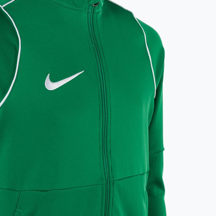 Nike Dri-FIT Park 20 Knit Track pine green/white children's football sweatshirt 3