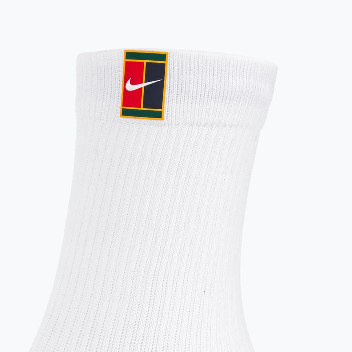 Nike Court Multiplier Cushioned Crew 2pairs tennis socks white/white 3