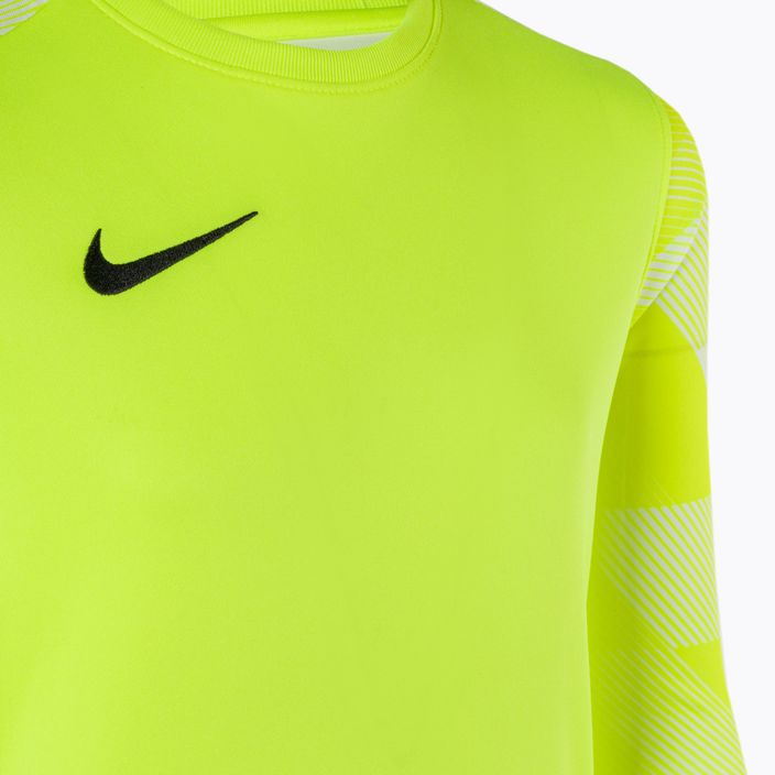 Nike Dri-FIT Park IV Children's Goalkeeper T-shirt volt/white/black 3