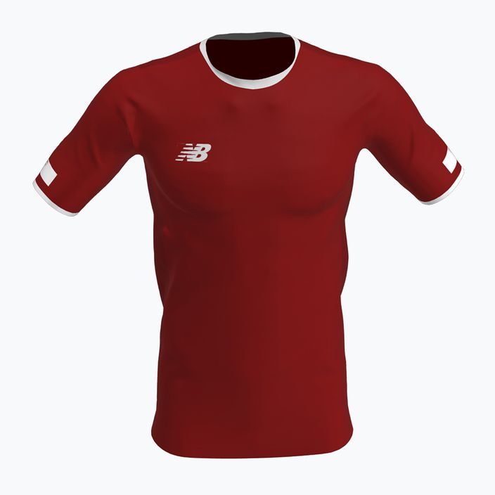 New Balance Turf children's football shirt maroon NBEJT9018