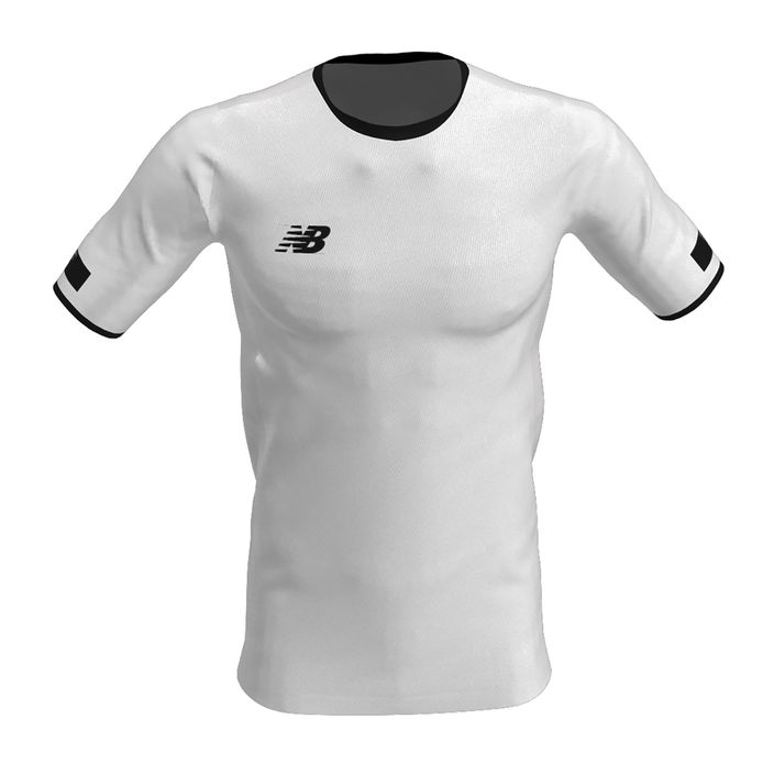 New Balance Turf children's football shirt white EJT9018WT 2