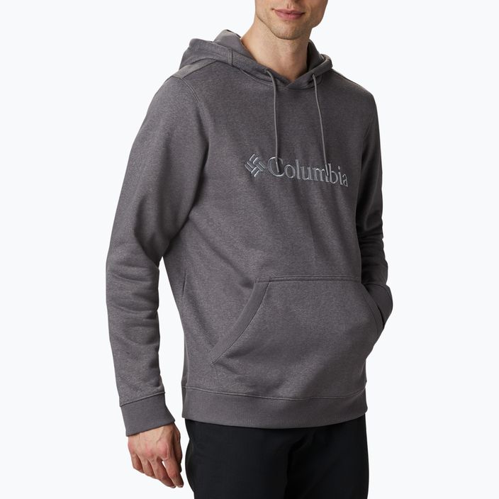 Columbia CSC Basic Logo II grey men's trekking sweatshirt 1681664023 3