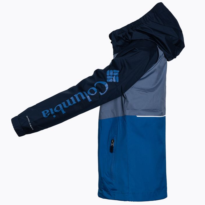 Columbia Dalby Springs 432 children's rain jacket blue 1877671 3