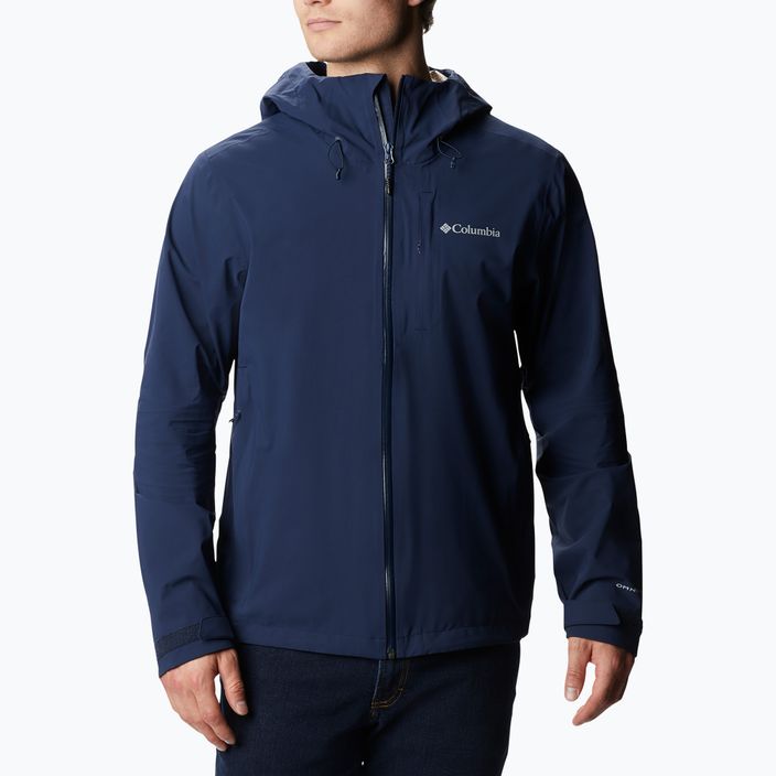 Columbia Omni-Tech Ampli-Dry 464 men's membrane rain jacket navy blue 1932854