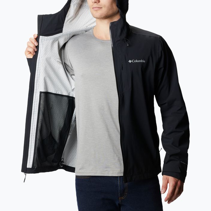 Columbia Omni-Tech Ampli-Dry 010 men's membrane rain jacket black 1932854 6