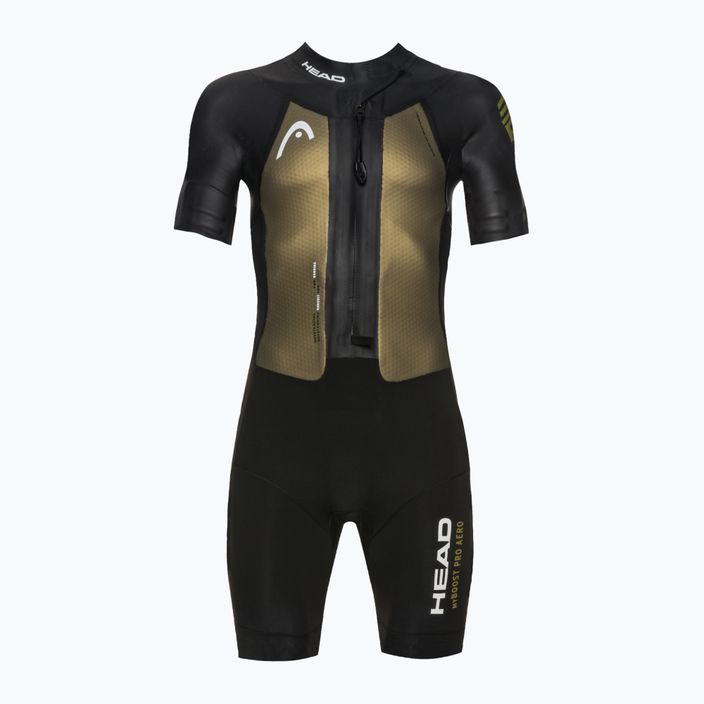 HEAD Swimrun Myboost Pro Aero 4/2/1.5 black/gold men's triathlon wetsuit 3