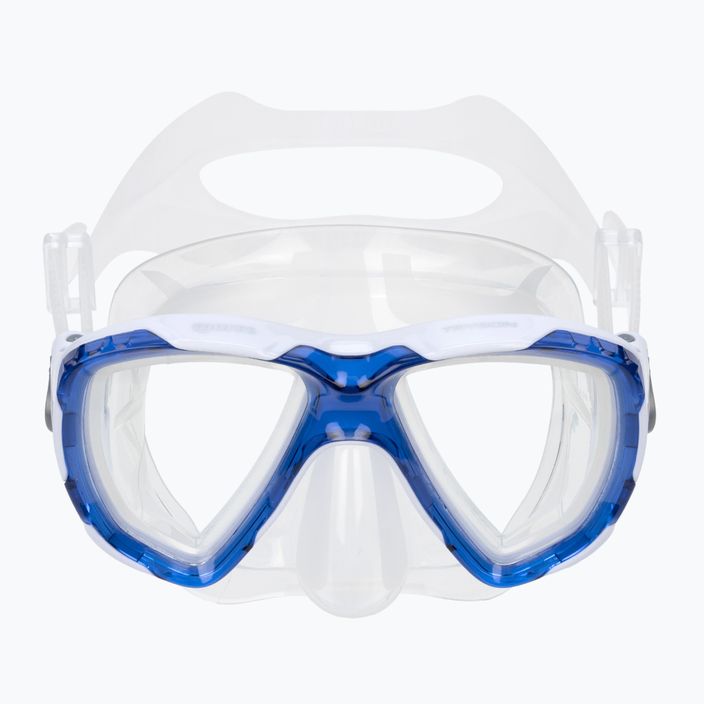 Mares Trygon snorkelling mask clear and navy blue 411262 2