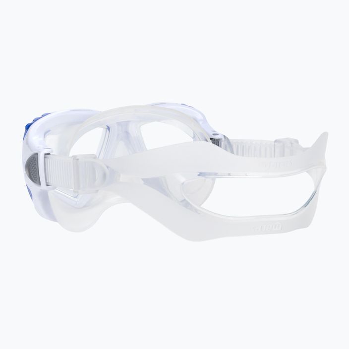 Mares Trygon snorkelling mask clear and navy blue 411262 4
