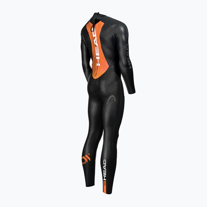 HEAD Ow Shell FS 3.2.2 BKOR men's triathlon wetsuit black/orange 452653 7