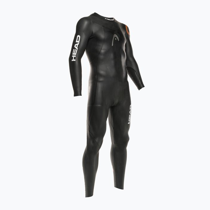 HEAD Ow Shell FS 3.2.2 BKOR men's triathlon wetsuit black/orange 452653