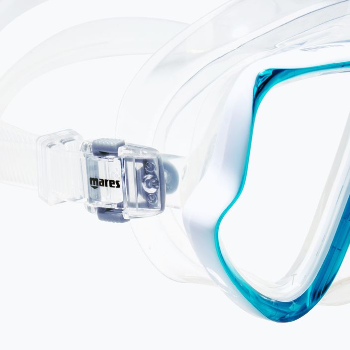 Mares Wahoo snorkelling mask clear blue 411238 8